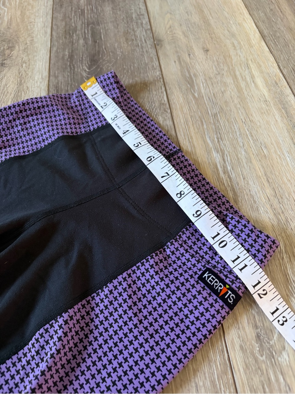 Kerrits Women’s Houndstooth Knee Patch Equestrian Riding Tights Size XS - Picture 8 of 9